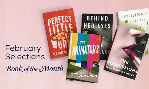 Photo of February 2017 selections for Book of the Month