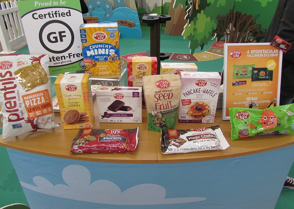Photo of Enjoy Life Foods products display