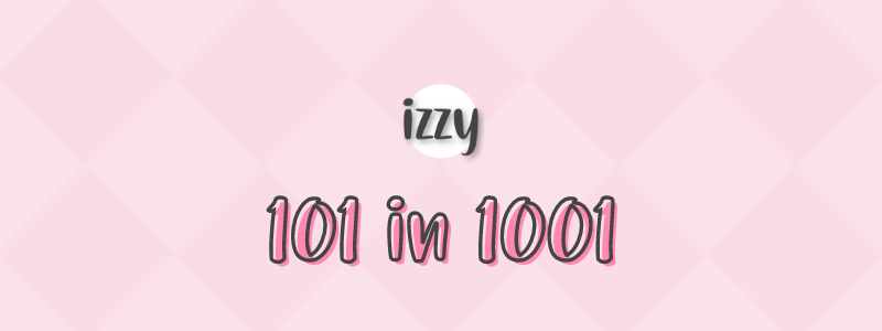 Izzy logo + 101 in 1001